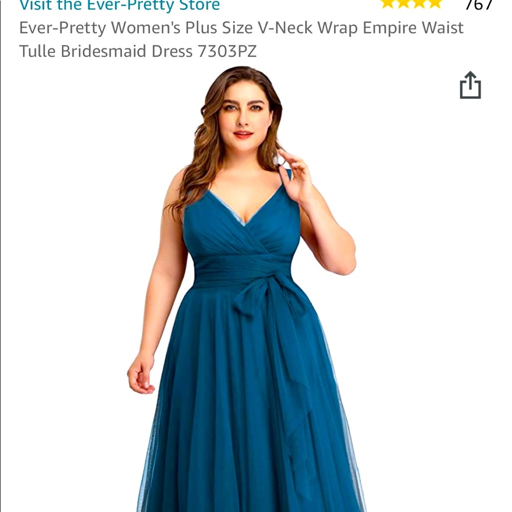 Everpretty plus size bridesmaids dress